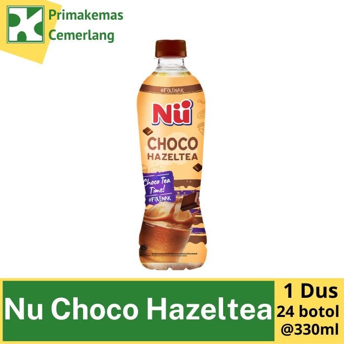 NU CHOCO HAZELTEA 330 ML (24 BOTTLES/BOX) 